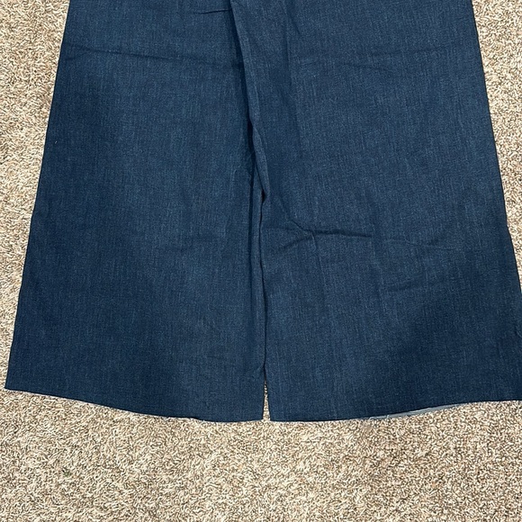 Free People We The Free Curvy Counter Culture Wide Leg Cropped Jeans - Picture 9 of 9